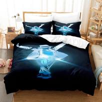2014 Michael Jackson Bedding Set Single Twin Full Queen King Size Michael Joseph Jackson Bed Set Teenagers Bedroom Duvetcover Se EU single(135x200cm)