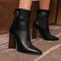 Krazing Pot polyurethane Autumn Winter Shoes 47 Size 48 Size 49 Size 50 Chelsea Boots Round Toe zipper Keep Warm Ankle Boots 34 juoda