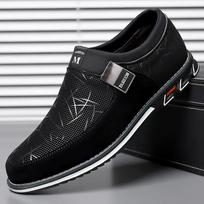 Klasikiniai laisvalaikio vyriški odiniai batai Slip-On Loafers vyrams Verslo mokasinai Biuro Vyriški Darbiniai Butai Madingi Vairavimo Batai Didelis Dydis 38 juoda