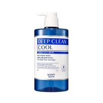 Happy Bath Cica Tea Tree Back Acne Cooling 900g Body Wash & Cica Patch 4 Pieces Cooling Care Body Wash 900g white