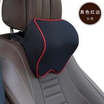 Automobilio kaklo galvos atrama pagalvė Automobilio priedai pagalvėlė Auto sėdynė Galvos atrama Kaklo apsauga Automobiliai Sėdynės Kaklo atrama Atmintis Medvilnė black