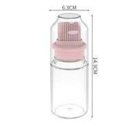 100/200ml Stiklinis aliejaus purškiklis virtuvei, aliejaus purkštuvas-dozatorius, oro keptuvės, BBQ, stovyklavimo alyvuogių aliejaus difuzorius, maisto gaminimui balta