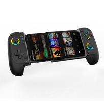 „iPhone“ ir „Android“ skirtas mobilusis žaidimų valdiklis su RGB šviesa, „Support Play PS Remote Play“, „Xbox Cloud“ ir kt. juoda