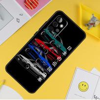 JDM Legend Drift Car Case For Samsung Galaxy A54 A34 A14 A13 A33 A53 A12 A32 A52 A71 A51 A15 A25 A35 A55 Cover Samsung A54 5G white
