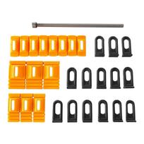 Dent Puller Accessories Kit Sheet Metal Free Paintless Glue Puller Tabs Tools Kit Stainless Steel Car Paintless Dent Repair Tool geltona