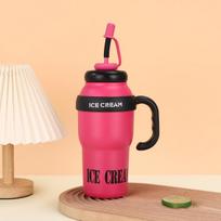 New Big MAC Straw Cup Stainless Steel Ice Bulba Cup High Appearance Level Tea Separation for Men and Women Outdoor Thermos Cup 1000ml