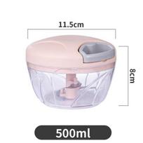 500/900 ml rankinis smulkintuvas Rankinis virvinis virtuvinis kombainas Silcer Smulkintuvas salotų gamintojas Česnakų svogūnų pjaustytuvas Virtuvės įrankių priedai white