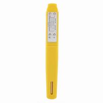 1Pc Instant Reading Digital Food Thermometer Kitchen Cooking BBQ Meat Probe(Yellow) geltona