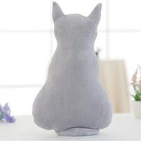 Mieli pliušiniai nugaros šešėliai kačių žaislai pakabukas vaikams Dovanų kūrybingas kačių įdarytas žaislas vaikams 30 cm gray
