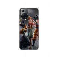Coque Huawei P60 Sangoku naruto Luffy one piece Dragon Ball z 3D Anime manga Maniacase
