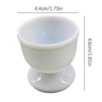 White Egg Cup Holder Plastic Boiled Egg Cups Stand Rack Creative Eggs Holder Small Beer Wine Cup Breakfast Cooking Tool gray