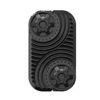 Wheel EDC Push Slider Metal Finger Gyro Desk Fidget Toys  ADHD Anxiety Relief Decompression Games for Adults Stress Relief Gifts black