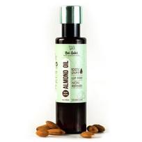 Nat Habit 100% grynas migdolų aliejus (Rogan Badam), Odai ir plaukams, nerafinuotas, be cheminių medžiagų ir konservantų - 100 ml white