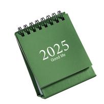 2024-2025 Desktop Calendars Desk Calendar English Standing Monthly Calendar Annual Planner School Office Supplies 2 black
