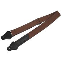 Gitaros dirželis iš medvilnės reguliuojamo kaklo diržo, celiulioidinio rinkinio rinkinio styginių instrumentų priedai(Ruda brown