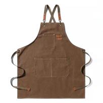 Fashion Canvas Apron Home Kitchen Gardening Work Dress Women's Kitchen Restaurant Work Apron ruda