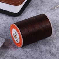 160m Ritinys 0,45mm Poliesteris Odos Siuvimo Apvalus Vaškuotas Siūlas Virvelė DIY Rankdarbiai (Ruda)