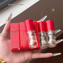 Beauty Personal Care Small Blue Tube Lip Beauty Liquid Lip Oil Moisturizing, Moisturizing and Hydrating Men's and Women's Exfoliating Lip Balm 4ml-RED