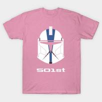 T Shirt Women 501St Legion Phase I Harajuku Print Kawaii Tshirt Summer Short Sleeve Female T-Shirt Top Tee S rožinė
