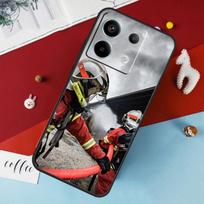 Firefighter Heroes Fireman Case For Xiaomi Redmi 13C 12C 10C 9C 10A Redmi Note 11 9 10 12 13 Pro 9S 10S 11S 12S Cover Redmi Note 12 5G black