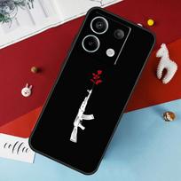 AK 47 Gun Case For Xiaomi Redmi Note 12 11 10 9 8 13 Pro Plus 12S 11S 10S 9S 10A 9C 10C 12C 13C Cover Redmi 13C black