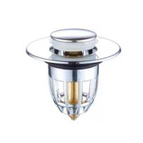 1/2/5pcs Universal Rebound Drain Plug Filter Basin Pop-up Chrome Sink Filter with Hair Catcher Bathroom Sink Drain Stopper