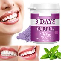 Purple Cleaning Powder Deeply Cleanses The Oral Cavity. Removing Yellowing And Stains. Reducing Enamel Erosion. Long-lasting Freshness.100g.1pc One Size violetinė