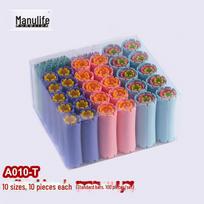 Manulife High-Quality Twill Curling Perm Rod Set for Hairdressing