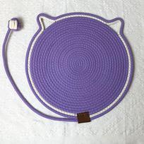 Cotton Rope Woven Cat Scratching Mat Toy Ball Cat Sleeping Mat Scratch Resistant Wearable Washable Pet Mat 42cm
