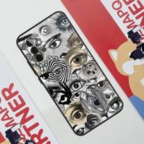 Scary Face Eyes Case For Samsung Galaxy A54 A34 A24 A14 A73 A53 A33 A23 A13 A52 A32 A22 A12 A51 A71 Cover Samsung A21S black