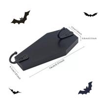 1pc Coffin Wall Hook for Keys Spooky Gothic Home Decor for Wall Rustic Black Wooden Hanger for Mugs Purse Towel Clothes Wall Mounted Coffins Hanger juoda