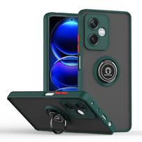 Apsauginis dėklas Xiaomi 13 12 11 10 10T 10S Lite Pro Ultra telefonams, skirtas Redmi Note12 11 10 9 7, Poco X3 NFC F4 A1 Plus, matinis žiedas POCO F4 (K40s) tamsiai žalia spalva