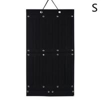 Plaukų kaspinų laikiklis Didelės talpos plaukų segtukų organizatorius Pakabinamas kūdikio plaukų aksesuaras 35*66cm juoda