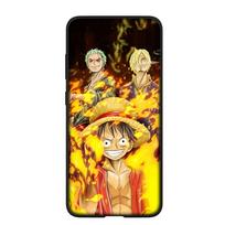 Case for Samsung Galaxy S25 S24 S23 iPhone 16 15 Xiaomi Redmi Note 14 13 12 16E 8 X 11 Pro Max XR OPPO Moto Huawei Anime Luffy One Piece Trafalgar Law for iPhone 15 Plus švelni smėlinė