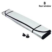 Automobilio priekinio lango skėtis nuo UV spindulių gaubtas Apsauga nuo saulės priekinio stiklo skydelio dangtis Auto užuolaidų skėčio nuo saulės priedai 130x60cm gray