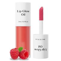 Coconut Lip Gloss Oil Moisturizing Lip Oil Non-Stick Cup Lip Gloss Fruit Flavor Lip Balm 1#Raspberry