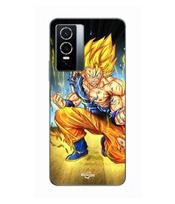 Coque Pour Vivo Y76 5G GOKU GENOU A TERRE Maniacase juoda