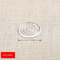 3585 Silikoninis baldų kojelių kilimėlis Stalo kojos Sofos kojos Grindų tvirtiklis Stalo kampas Lovos kojos Anti-moving Lovos kojos Tylus Neslystantis kilimėlis 1 pack 4pcs