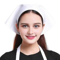 Yousheng Triangle Head Scarf Women Hair Bandana Waiter Work Headscarf for Kitchen Restaurant Female Chef Cap for Bakers Baristas Cleaners balta
