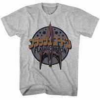 Flash Gordon Halftone Gray Heather T Shirt M