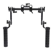 15mm Rosette Handle Set Shoulder Rig Handle Kit for DSLR Video Camera Shoulder Mount Rigs Stable