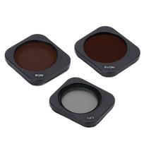 Junestar 3 viename objektyvo filtrų rinkinys CPL ND8 ND16 filtras Hubsan Zino Mini Pro objektyvui