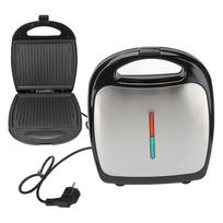 1000W Sandwich Maker Non Stick Plate Double Sided Flip Electric Panini Press Grill for Breakfast L gray