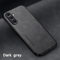 Smūgiams atsparus dėklas Samsung Galaxy M15 M35 M55 5G apsauginei dangai Su įmontuotu magnetiniu siurbimu automobilio laikikliui Coque Funda Capa Galaxy M15 5G tamsiai pilka spalva