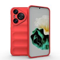 For Huawei Pura 70 Pro Plus P70 Pro Plus 5G Back Cover Phone Case Soft Liquid Silicone Anti-fall Shockproof Protect Funda Coque For Pura 70 raudona