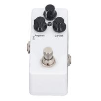 Gitara Delay Pedalas Aliuminio Lydinio LED Indikatorius 3 Rankenėlės Valdymas Elektrinės Gitaros Efektų Pedalas DC 9V