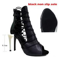 Jazz Comfort Stilettos Dance Women's Shoes Indoor Suede Sole Customizable Outdoor Sexy Booties Big Size 34-46 35