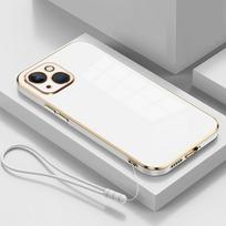 Phone Case For Honor 100 90 80 70 60 50 30 20 Pro 80 GT 60 SE TPU Case Luxury Square Plating ShockProof Silicone Back Cover For Honor 90&Case & Strap gray