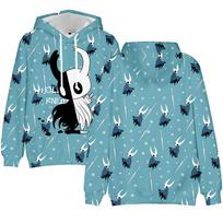 Fashion Hollow Knight Silksong Hoodies Autumn Long Sleeve Unisex Harajuku Pullovers Streetwear Funny Clothes Sweatshirt XS blue