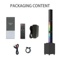 Bluetooth Sound bar Wired Surround Stereo Home Theater TV System Remote Control RGB Cool light Show  Dynamic Stereoscopic Power Speaker juoda